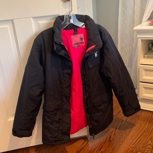Spyder girl’s ski jacket.